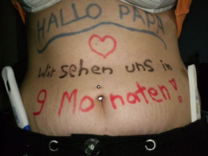 Bauchblume Heute vor einem Jahr...