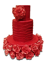cake cakes tier rose pure source velvet pretty roses