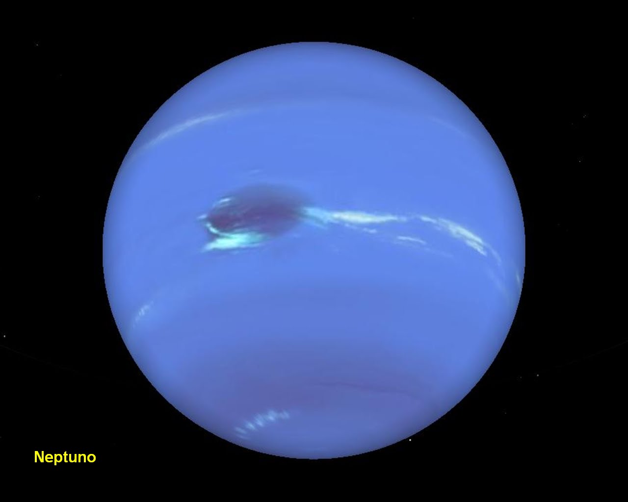 Нептун в телескоп Хаббл