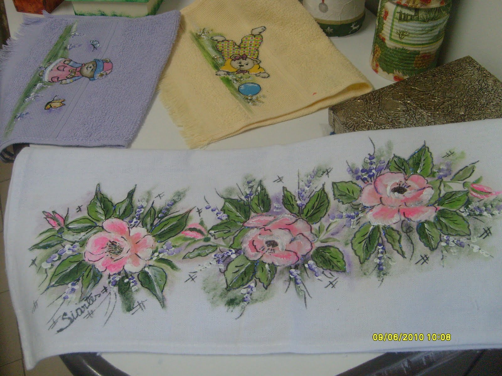 Si Bruno Artes Decoupage em tecido.