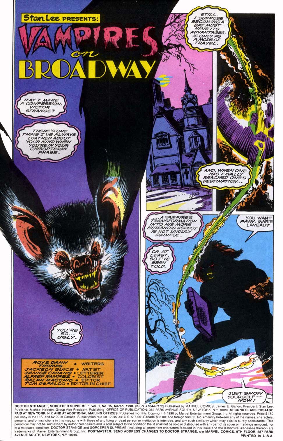 Read online Doctor Strange: Sorcerer Supreme comic -  Issue #15 - 2