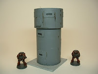 warhammer 40k terrain weapon gun tower 25-30 mm science fiction miniatures