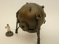 pulp steampunk Victorian science fiction terrain mad science time travel chronosphere 25-28 mm