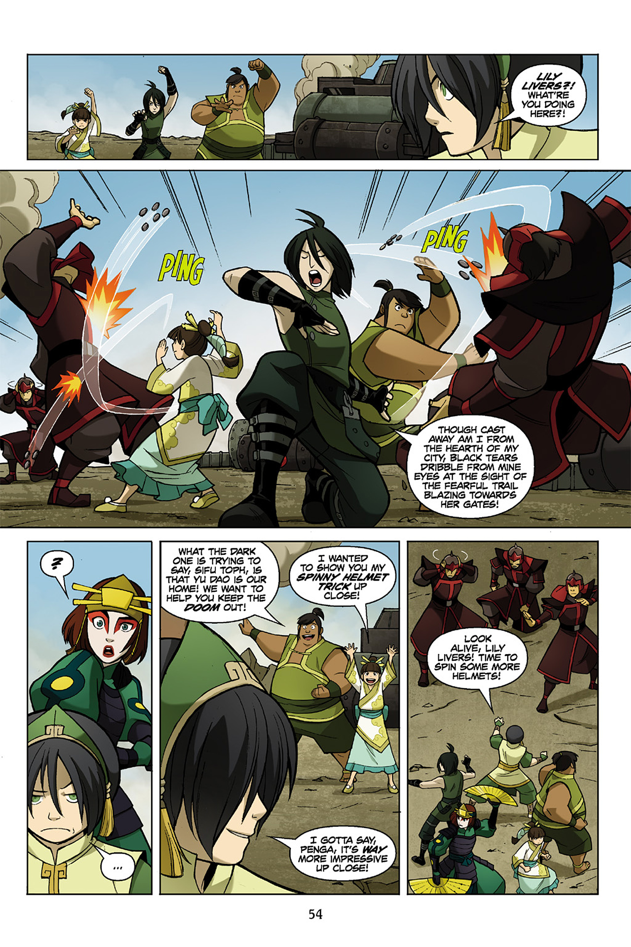 Read online Nickelodeon Avatar: The Last Airbender - The Promise comic -  Issue # Part 3 - 54