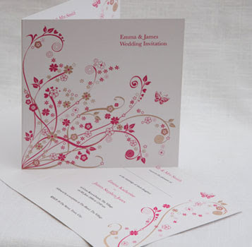 Perfumed wedding invitations cards. To add a feel of the exotic from a 
