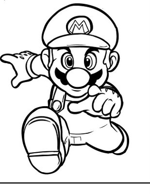 Wonderful Things Daily Mario Coloring Pages Collection 2010