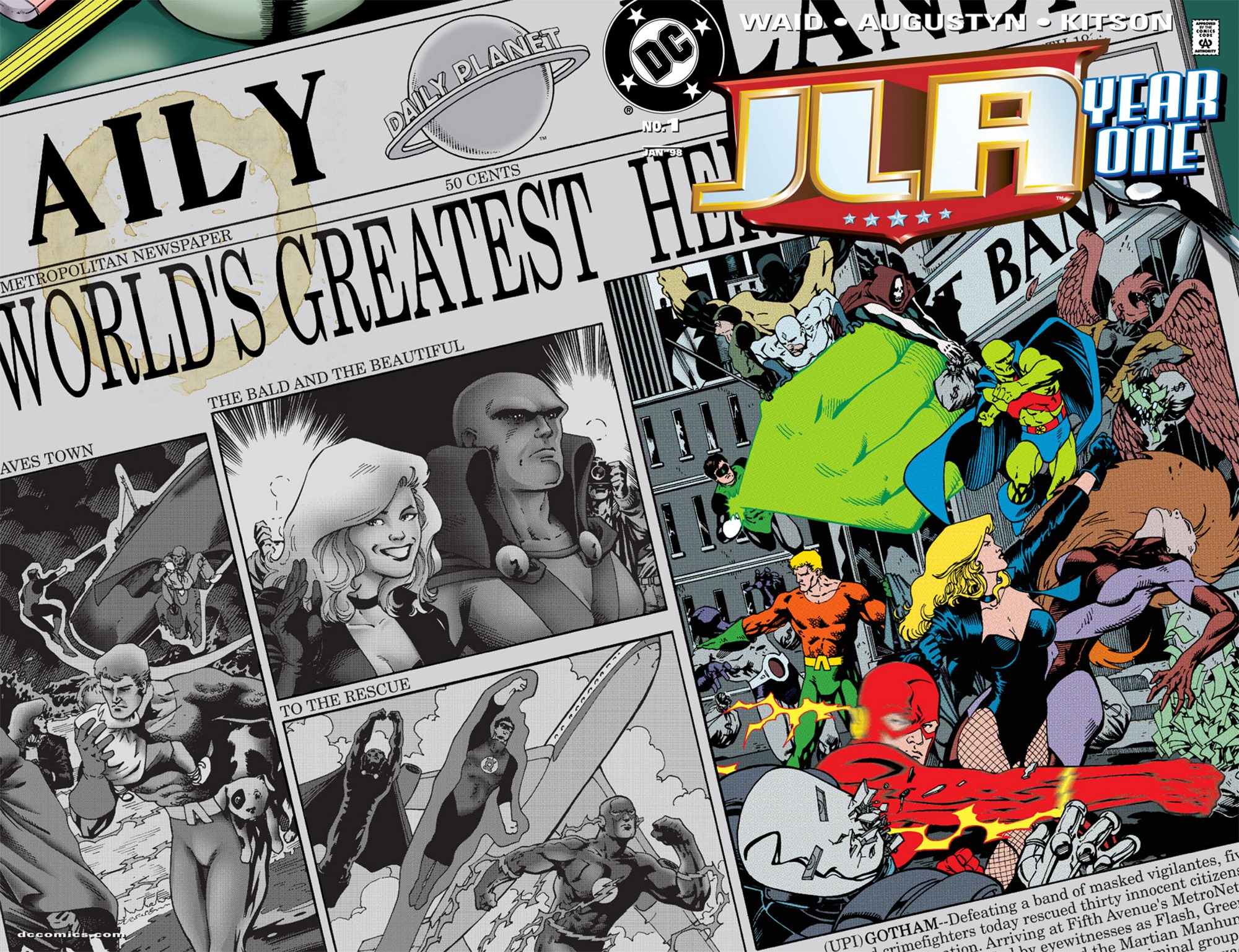 Read online JLA: Year One comic -  Issue #1 - 2