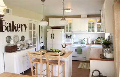 Salon ve Mutfak dekorasyonu öncesi ve sonrası