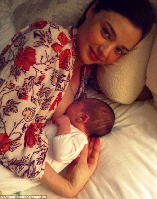 Miranda Kerr ve Bebeği Miranda Kerr ve Bebeği