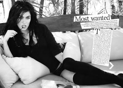 Megan Fox in Black & White