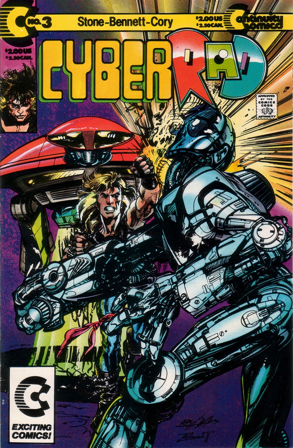 Read online CyberRad (1991) comic -  Issue #3 - 1