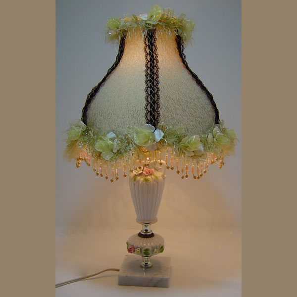 Creating Handmade Lamps and Shades: Handmade Green Silk ...