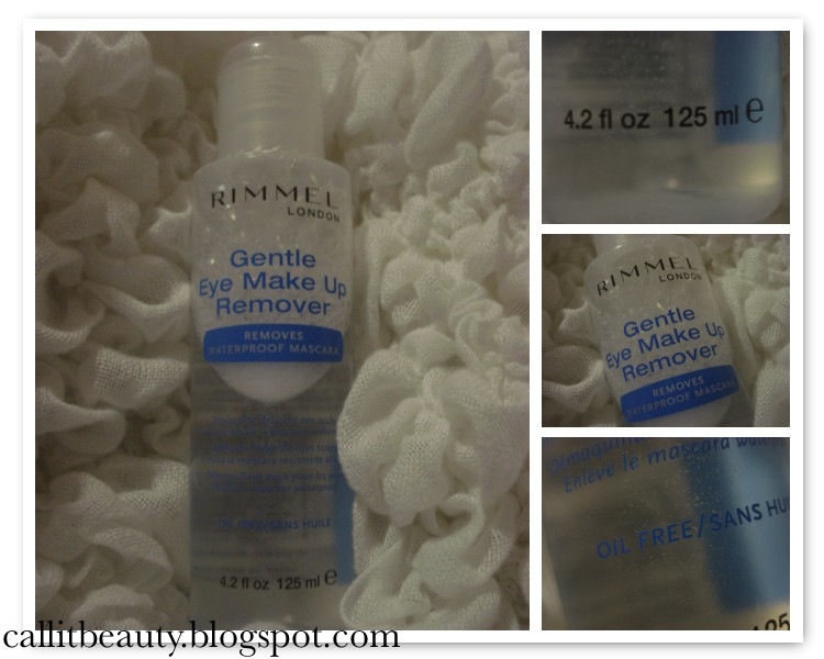 call it beauty. Rimmel Gentle Eye Makeup Remover Review