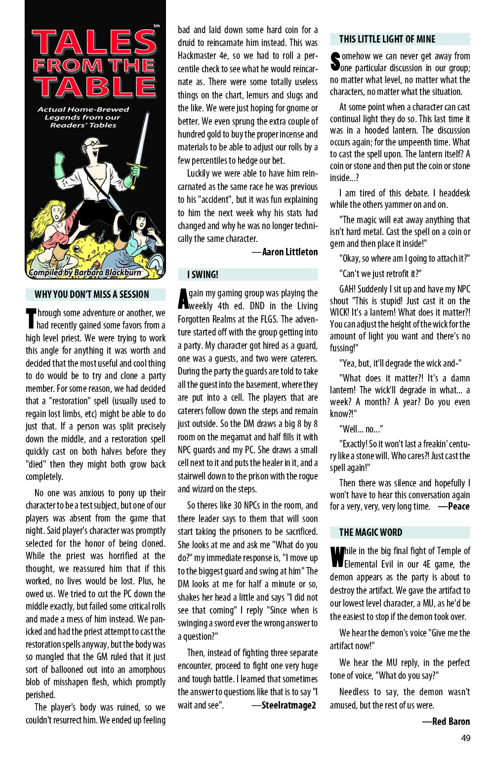 Read online Knights of the Dinner Table comic -  Issue #196 - 51