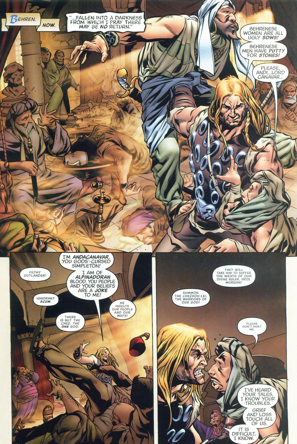 Read online R.A. Salvatore's DemonWars: Eye for an Eye comic -  Issue #1 - 6