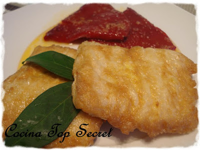 MERLUZA REBOZADA CON PIMIENTOS GLASEADOS ~ COCINA TOP SECRET
