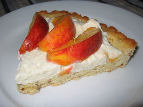Fresh Peach Tart with Mascarpone Fresh Peach Tart with Mascarpone