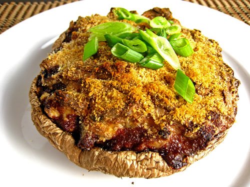 Creamy Stuffed Portabella Mushrooms Recipe on Closet Cooking