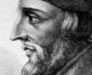Portrait of Bohemian martyr Jan Hus