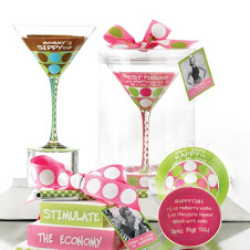 Mud Pie Martini Glasses-Example "Mommy's Sippy Cup"