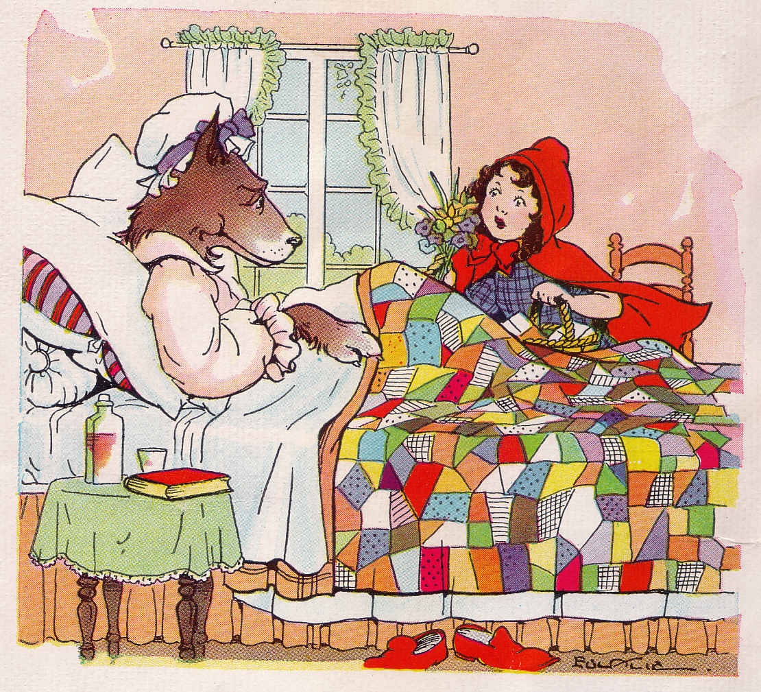 Clearly Vintage Some More Little Red Riding Hood Illustrations