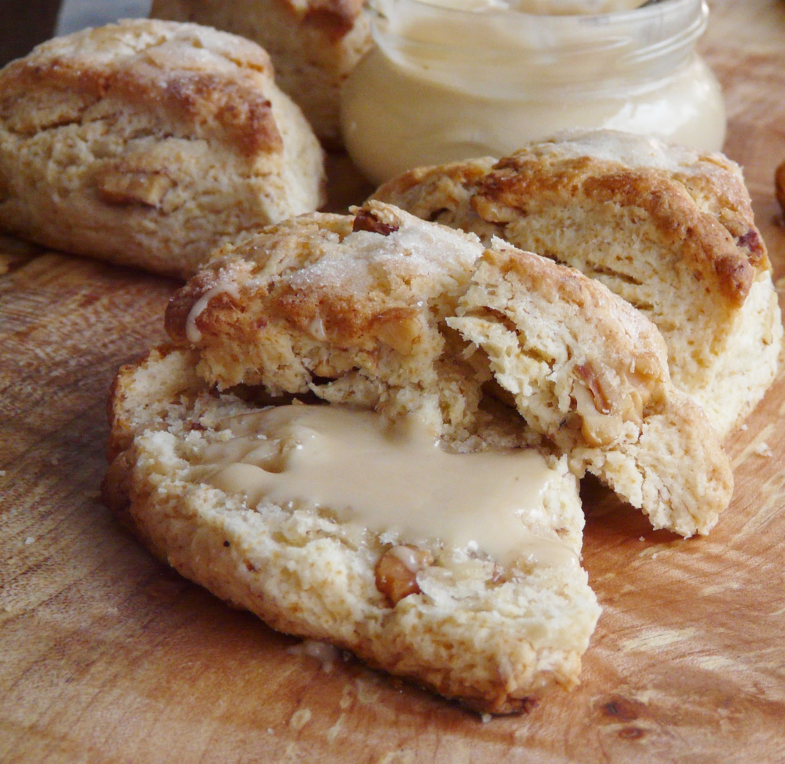 Thibeault&amp;#39;s Table: Toasted Walnut Scones with Maple Butter