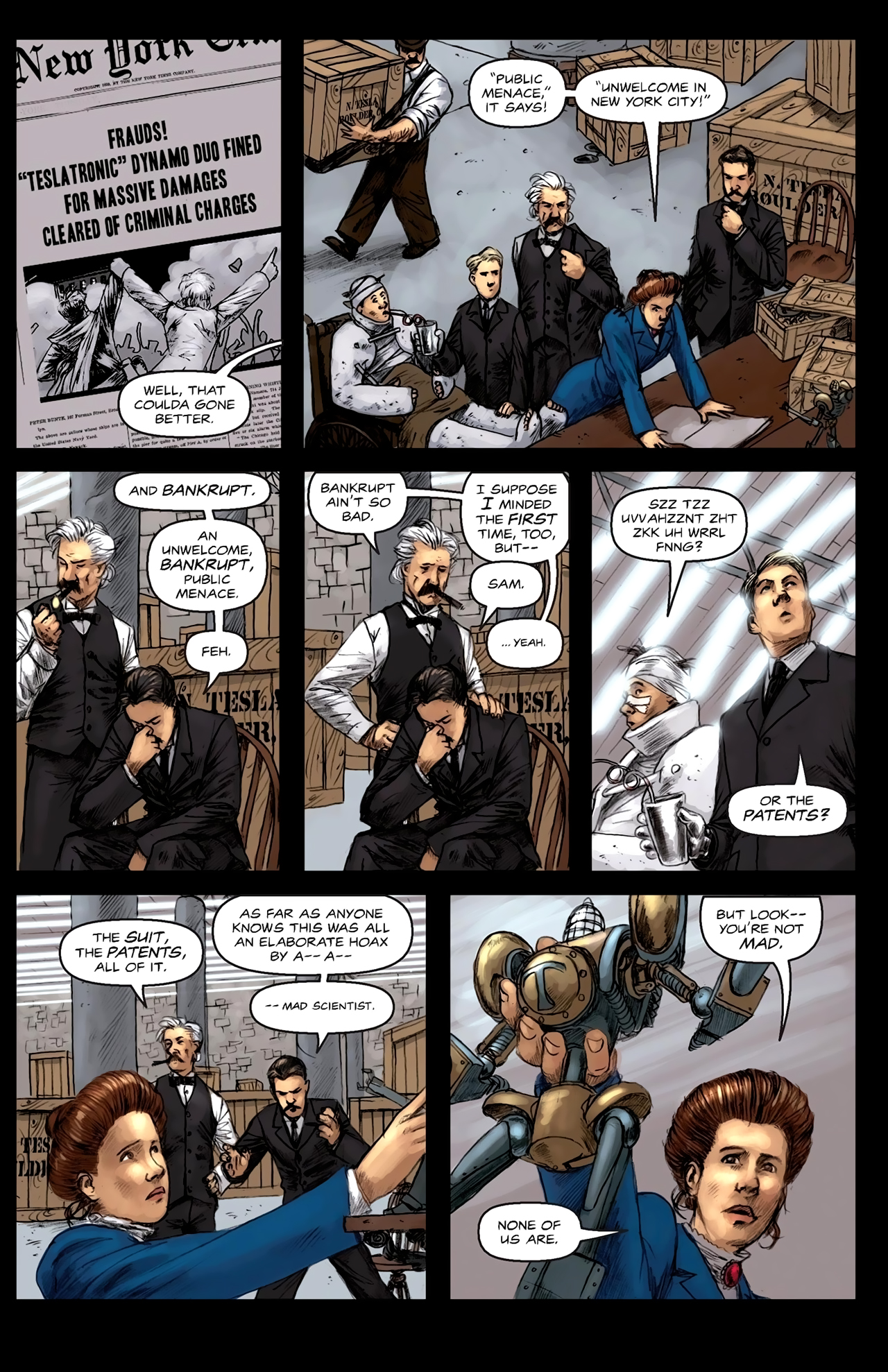 Read online The Five Fists of Science comic -  Issue # TPB - 108