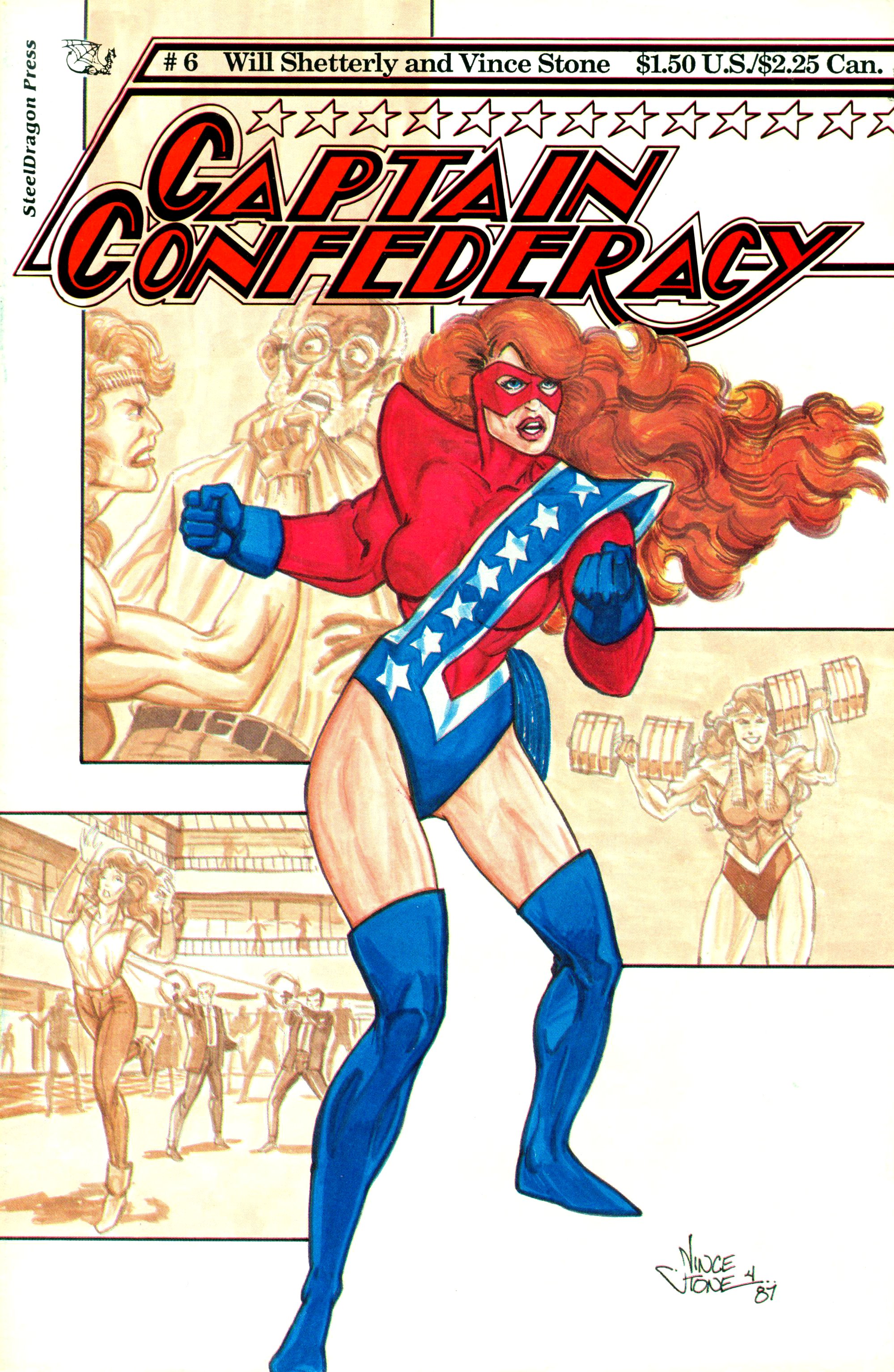 Read online Captain Confederacy (1986) comic -  Issue #6 - 1