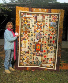 Maz's prize winning quilt