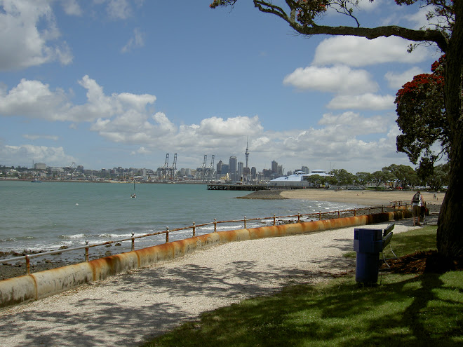 Uitzicht op Auckland vanaf Devonport