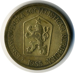 Československá koruna  Чешская крона Krone altertümliche Münze ancienne pièce la couronne moneda antigua la corona