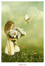 Pureza con flores blancas...  infancia feliz...