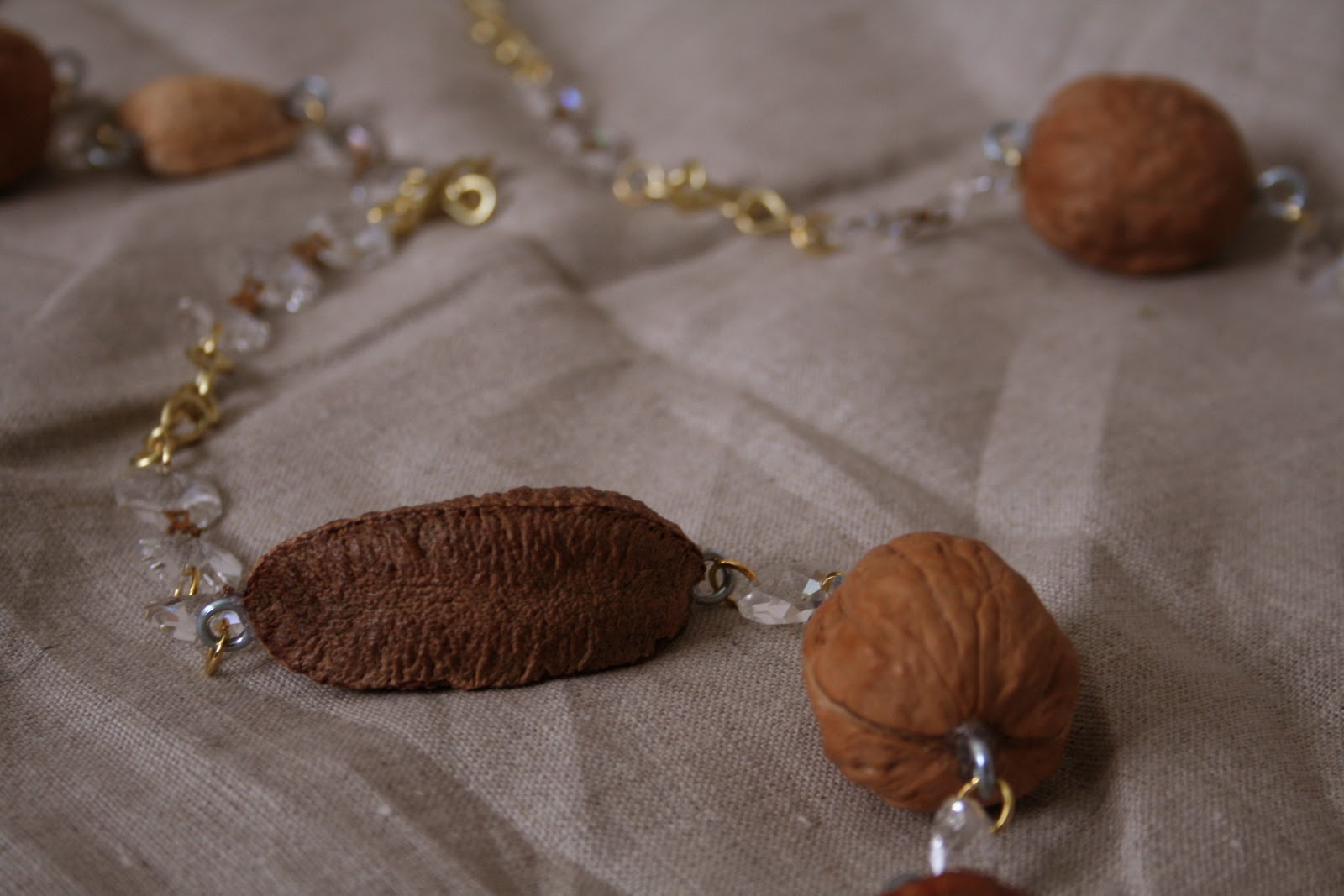 design dump diy nut + crystal garland