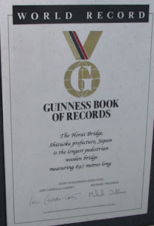 Guinness Book of Records plaque