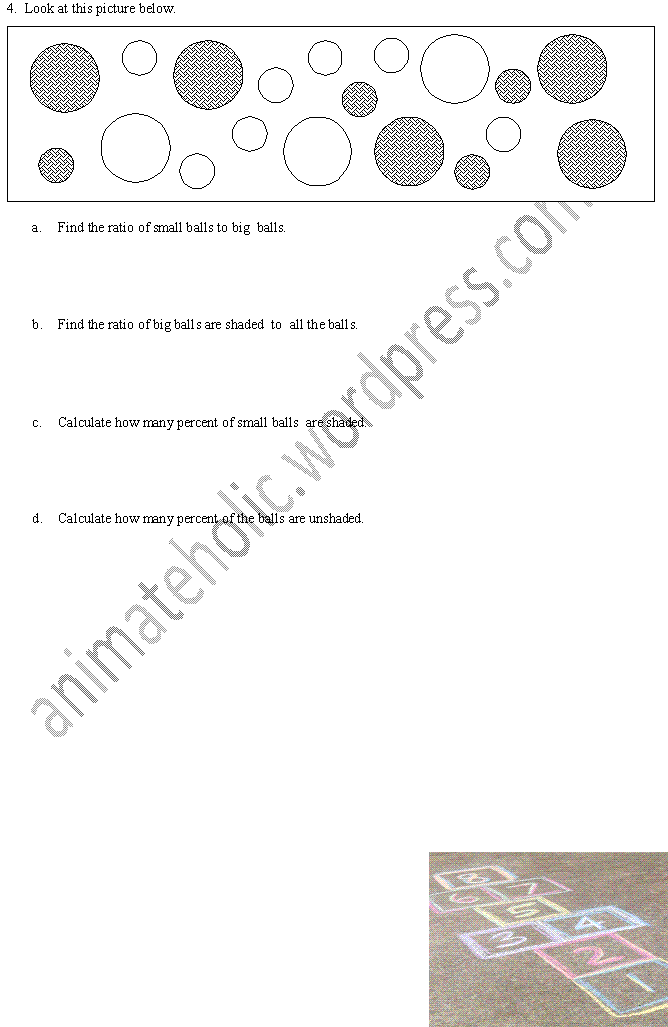 "RATIO WORKSHEET" WITH PICTURE - MathsAnimation