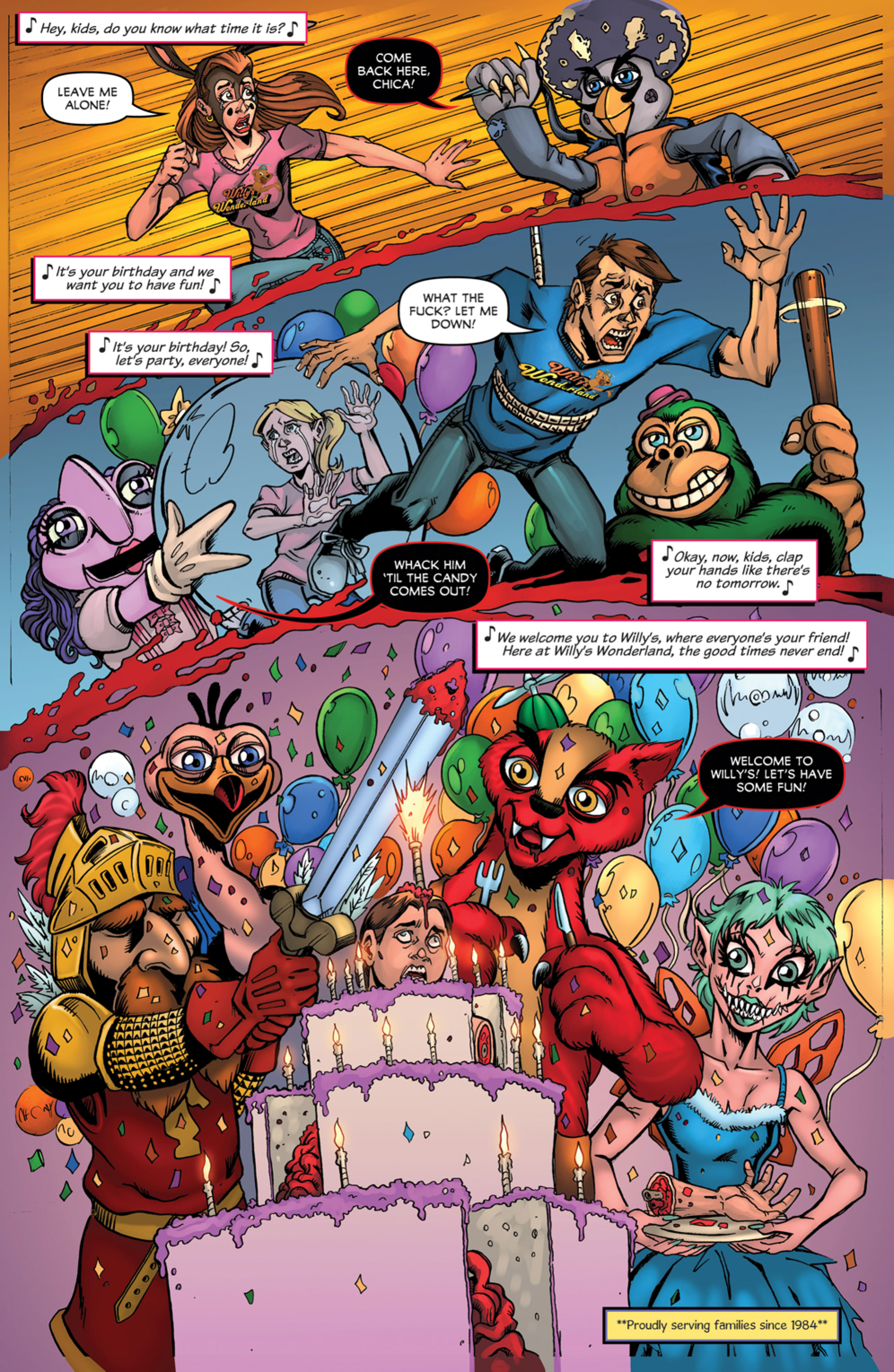 Read online Willy's Wonderland comic -  Issue #1 - 3