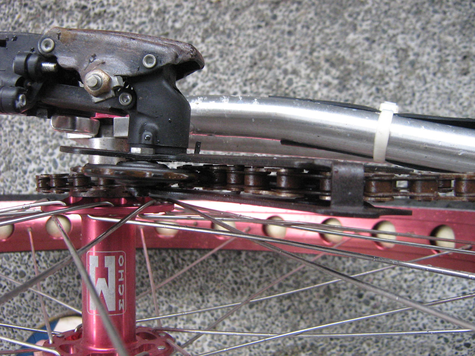 BikeTrials and a Fistful of Blisters DIY Roller Chain Tensioner