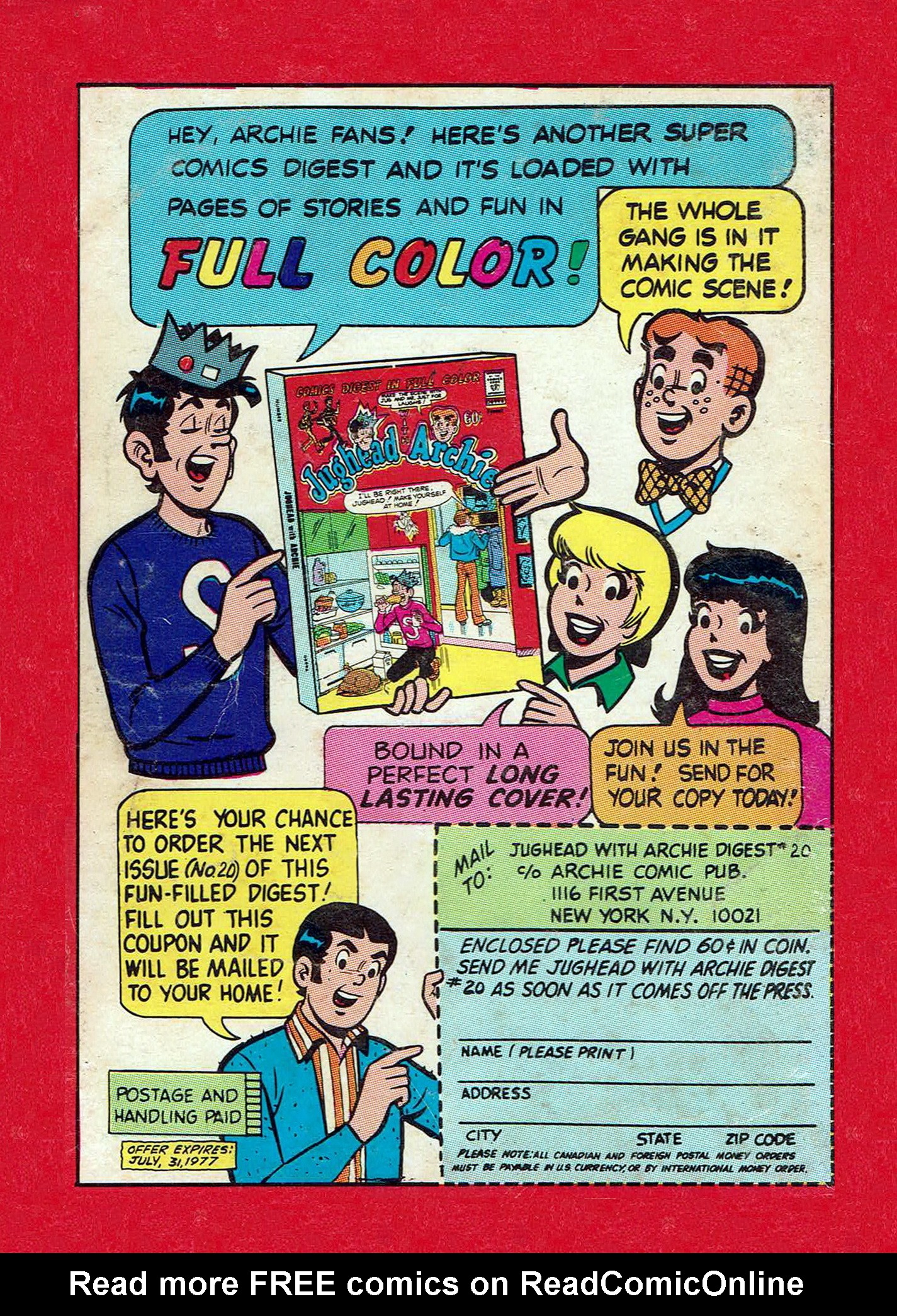 Read online Archie Digest Magazine comic -  Issue #23 - 163