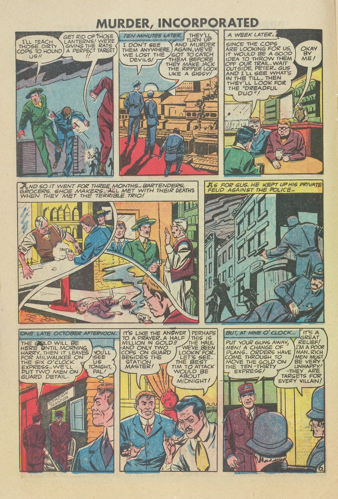 Read online Murder Incorporated (1948) comic -  Issue #13 - 16