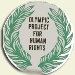 Olympic Project for Human Rights badge