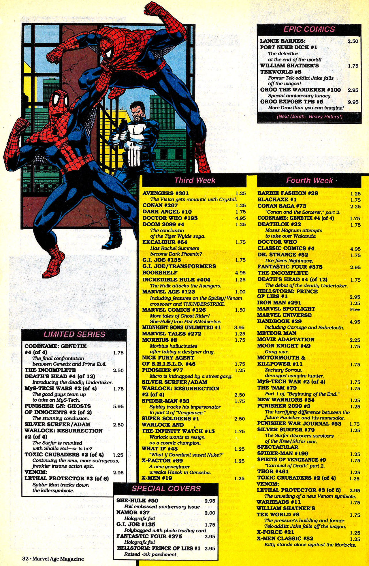 Read online Marvel Age comic -  Issue #122 - 33