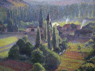 Henri Martin : La Bastide-du-vert et Marquayrol (détail)