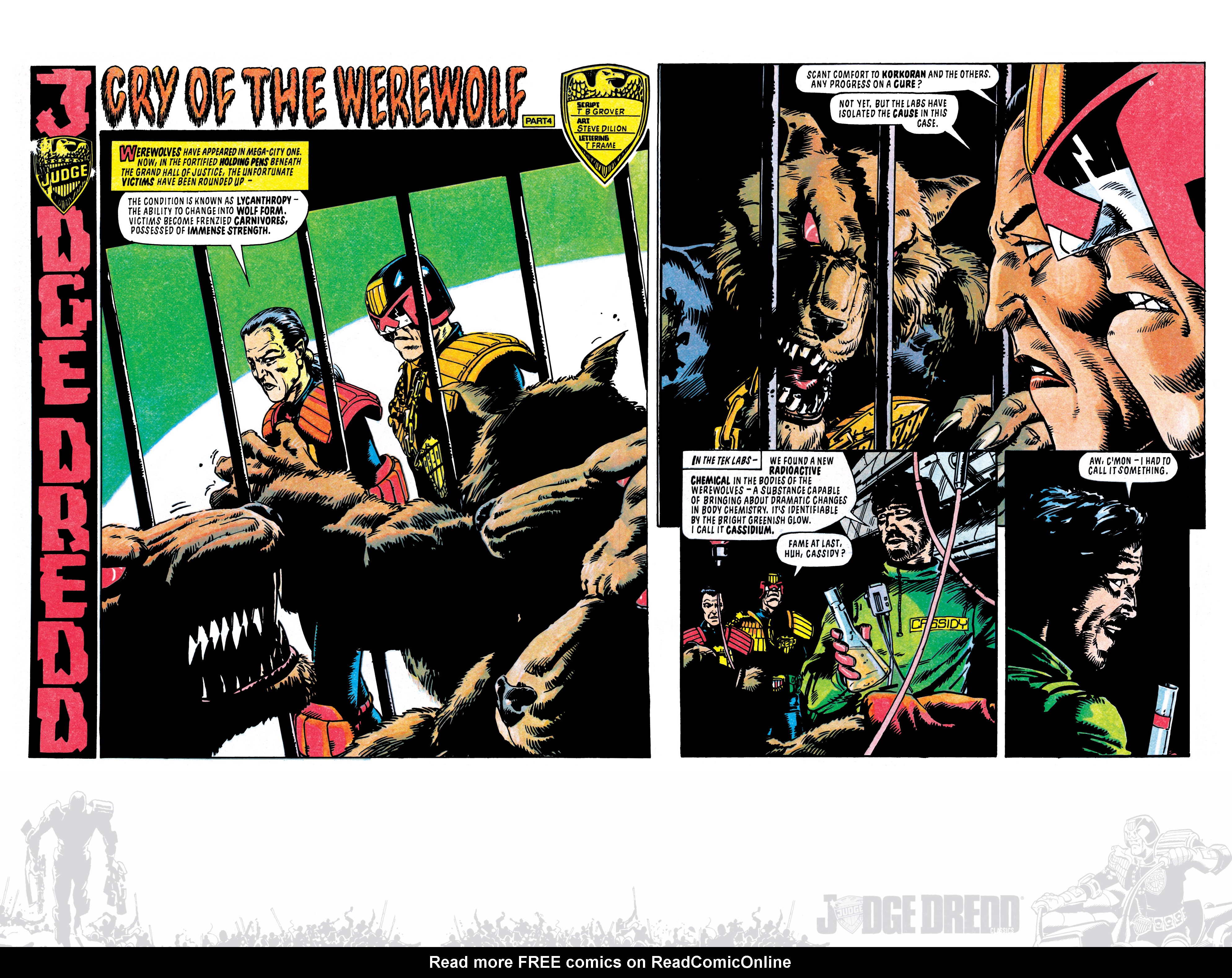 Read online Judge Dredd: Cry of the Werewolf comic -  Issue # Full - 23
