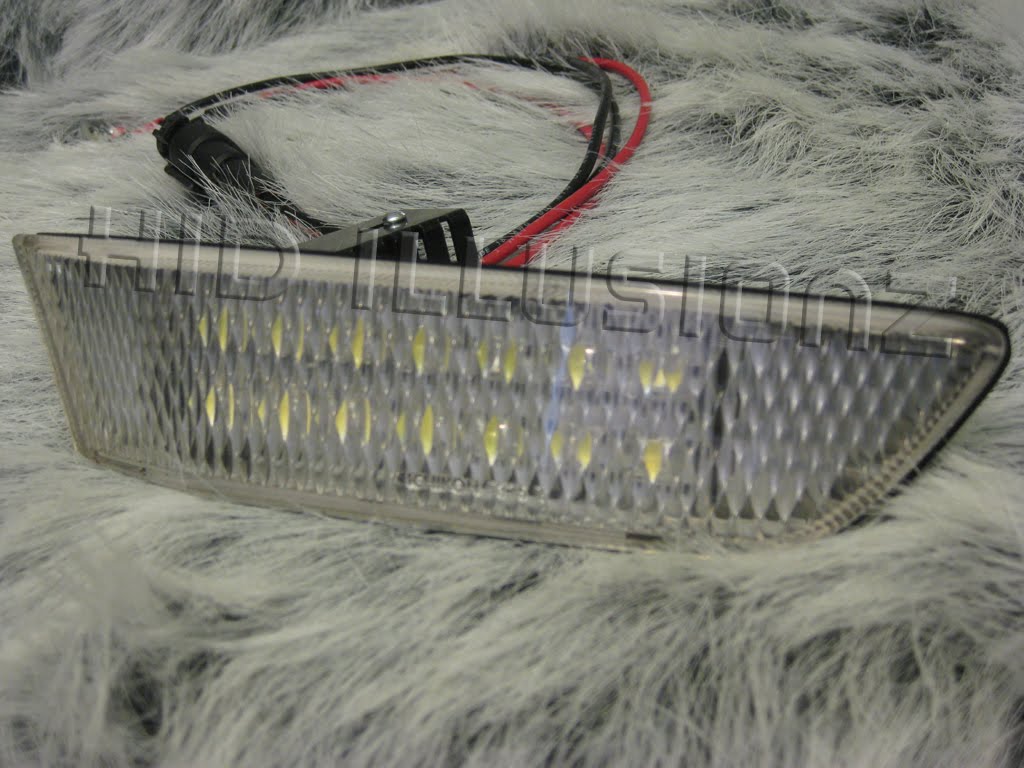 HID ILLUSIONZ Infiniti G35 Coupe Custom White LED bumper Marker