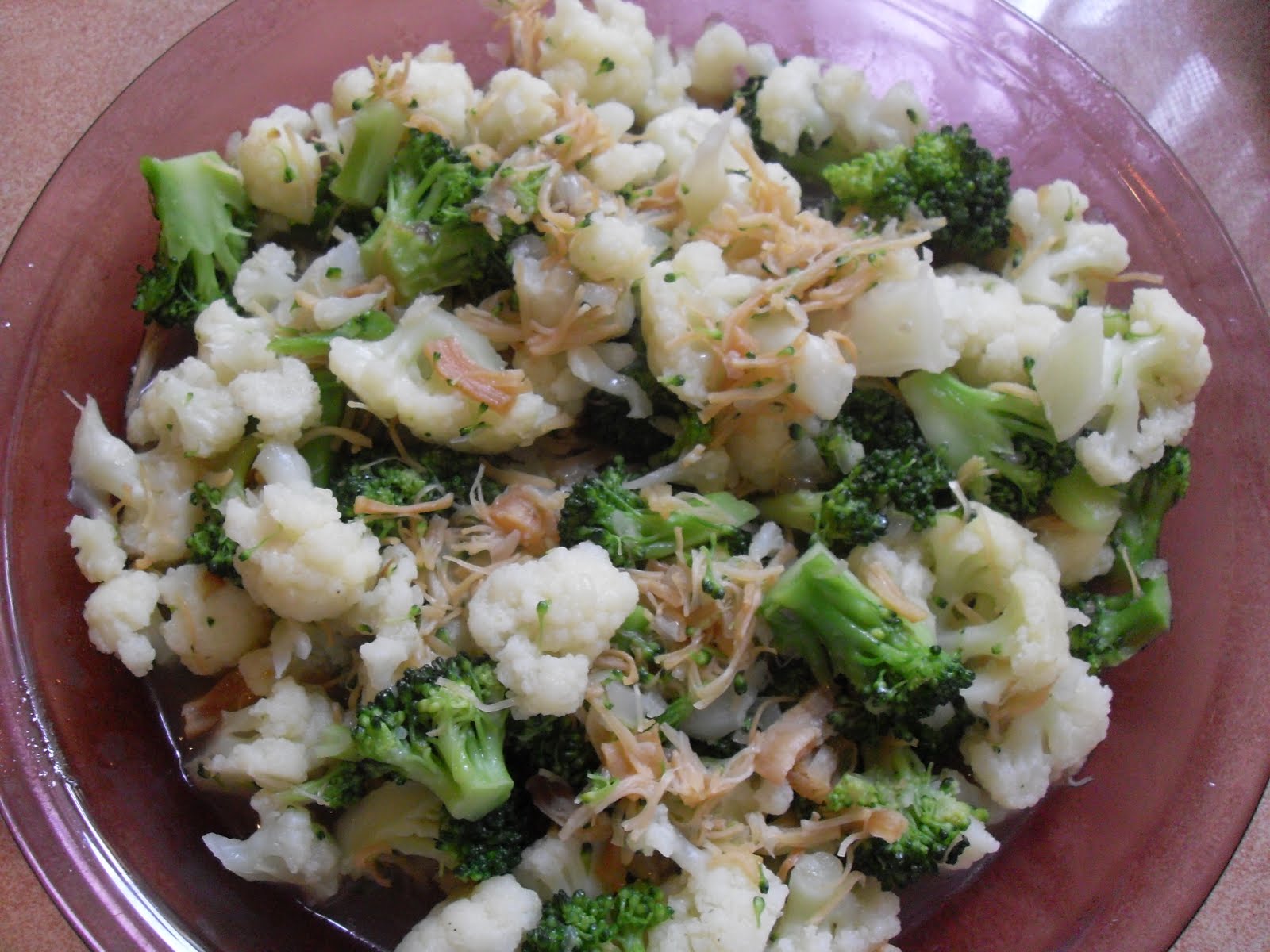 Stir Fried Dried Scallop With Broccoli And Cauliflower