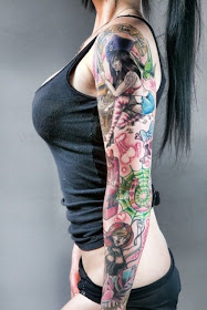 Sleeve Tattoos Men. Quarter Sleeve Tattoos Female