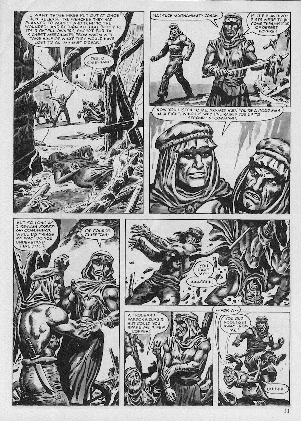 Read online The Savage Sword Of Conan comic -  Issue #102 - 11