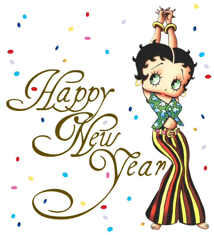 Betty Boop Pictures Archive Bbpa Happy New Year Betty Boop Greetings