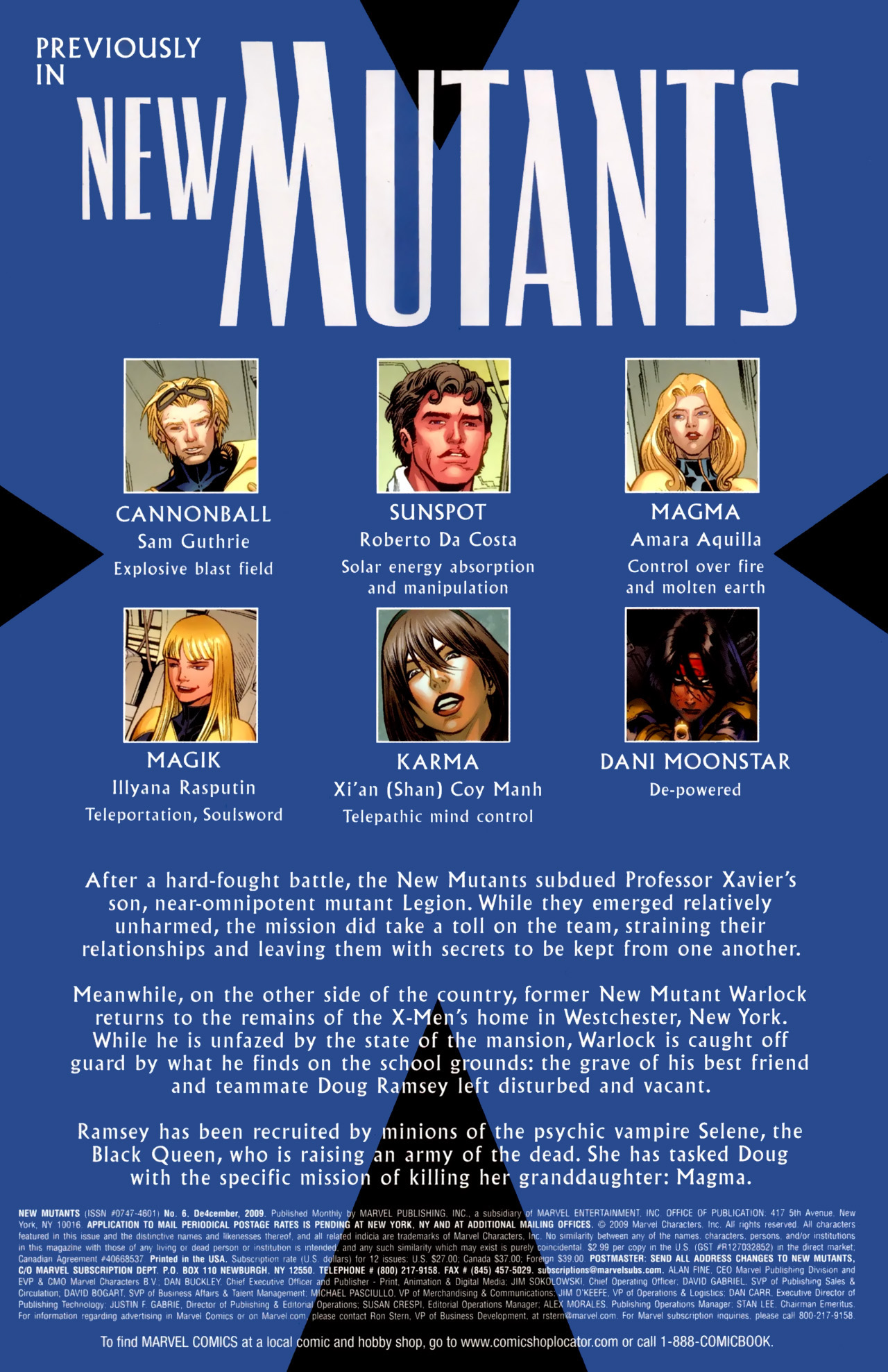 Read online New Mutants (2009) comic -  Issue #6 - 4