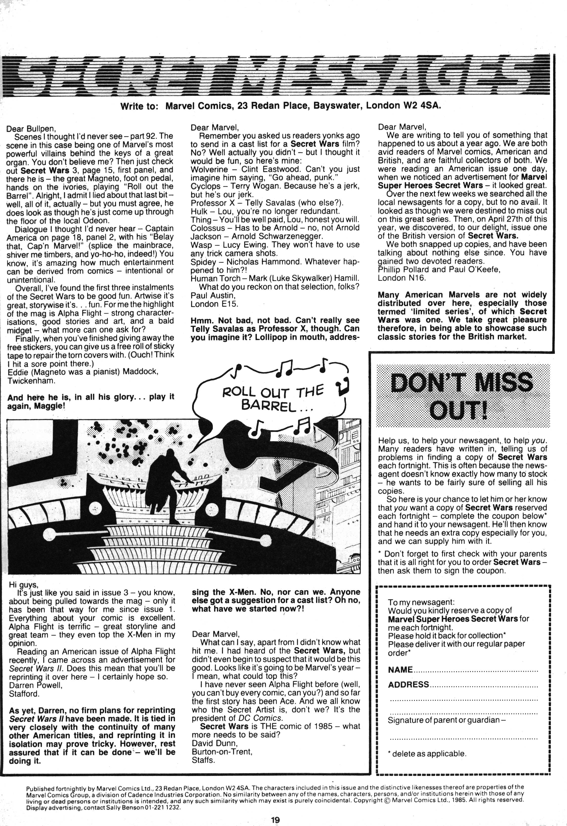 Read online Secret Wars (1985) comic -  Issue #7 - 19